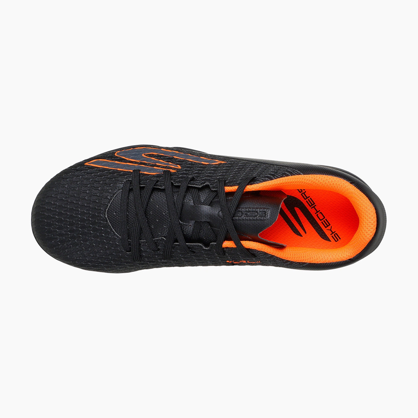 BKOR-BLACK SYNTHETIC/ORANGE TRIM