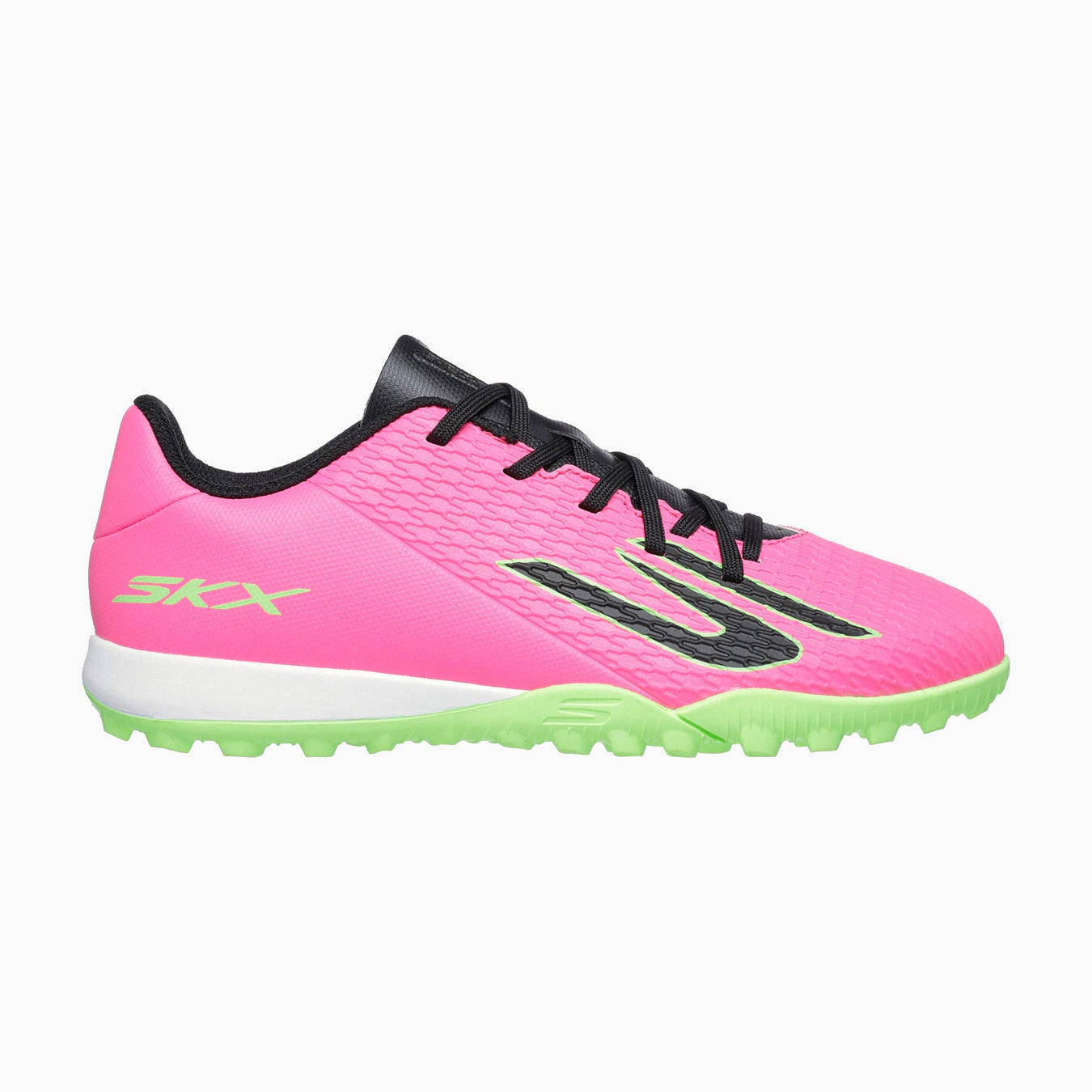 PKBK-PINK SYNTHETIC/BLACK SYNTHETIC/LIME TRIM