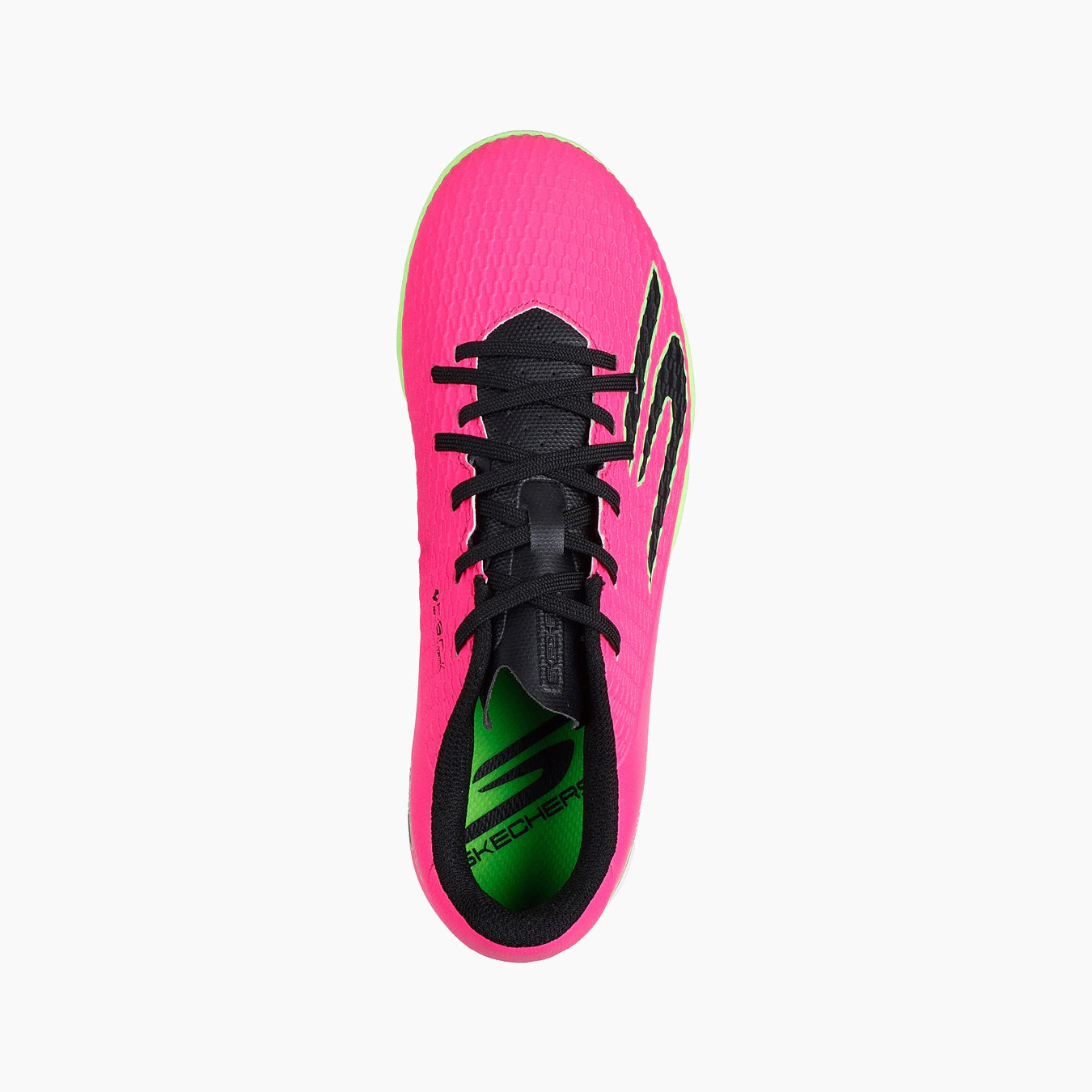 PKBK-PINK SYNTHETIC/BLACK SYNTHETIC/LIME TRIM