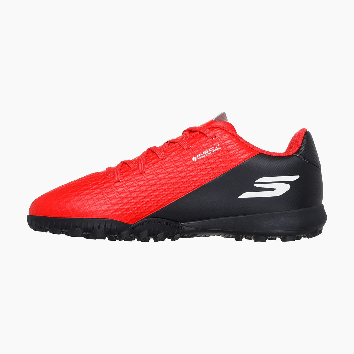 RDBK-RED SYNTHETIC/BLACK TRIM