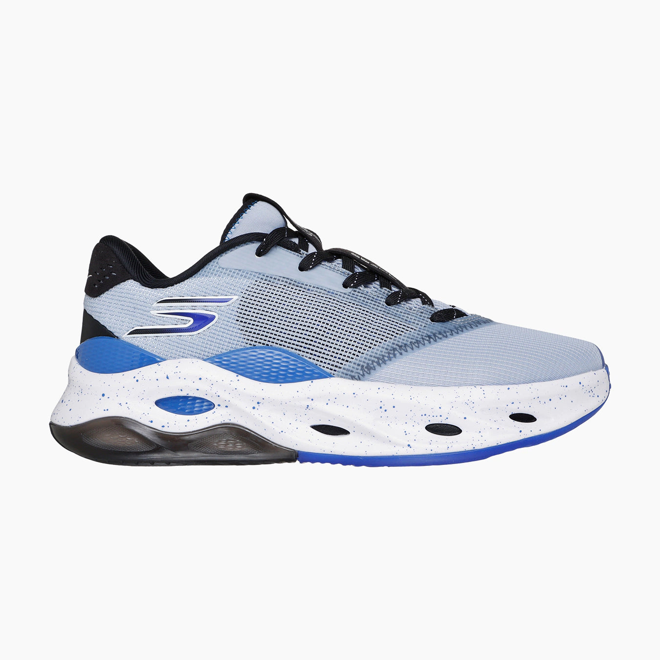 253001P#GYBK-GRAY TEXTILE/BLACK TRIM