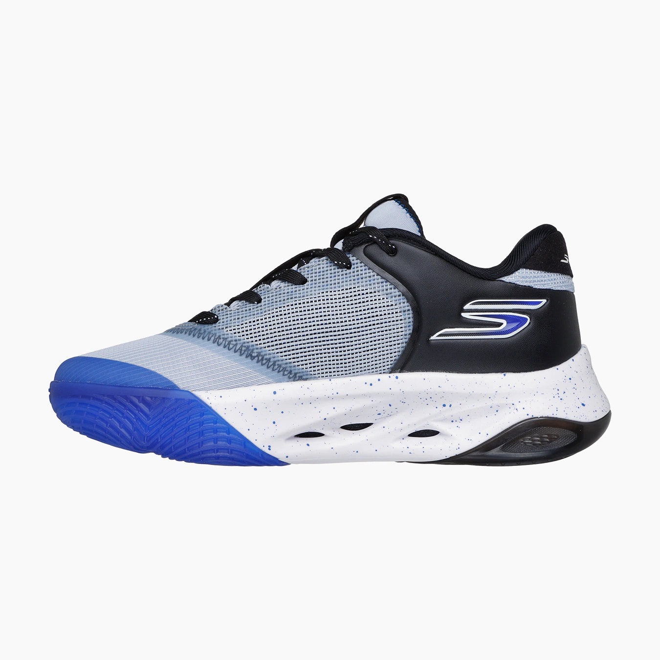 253001P#GYBK-GRAY TEXTILE/BLACK TRIM