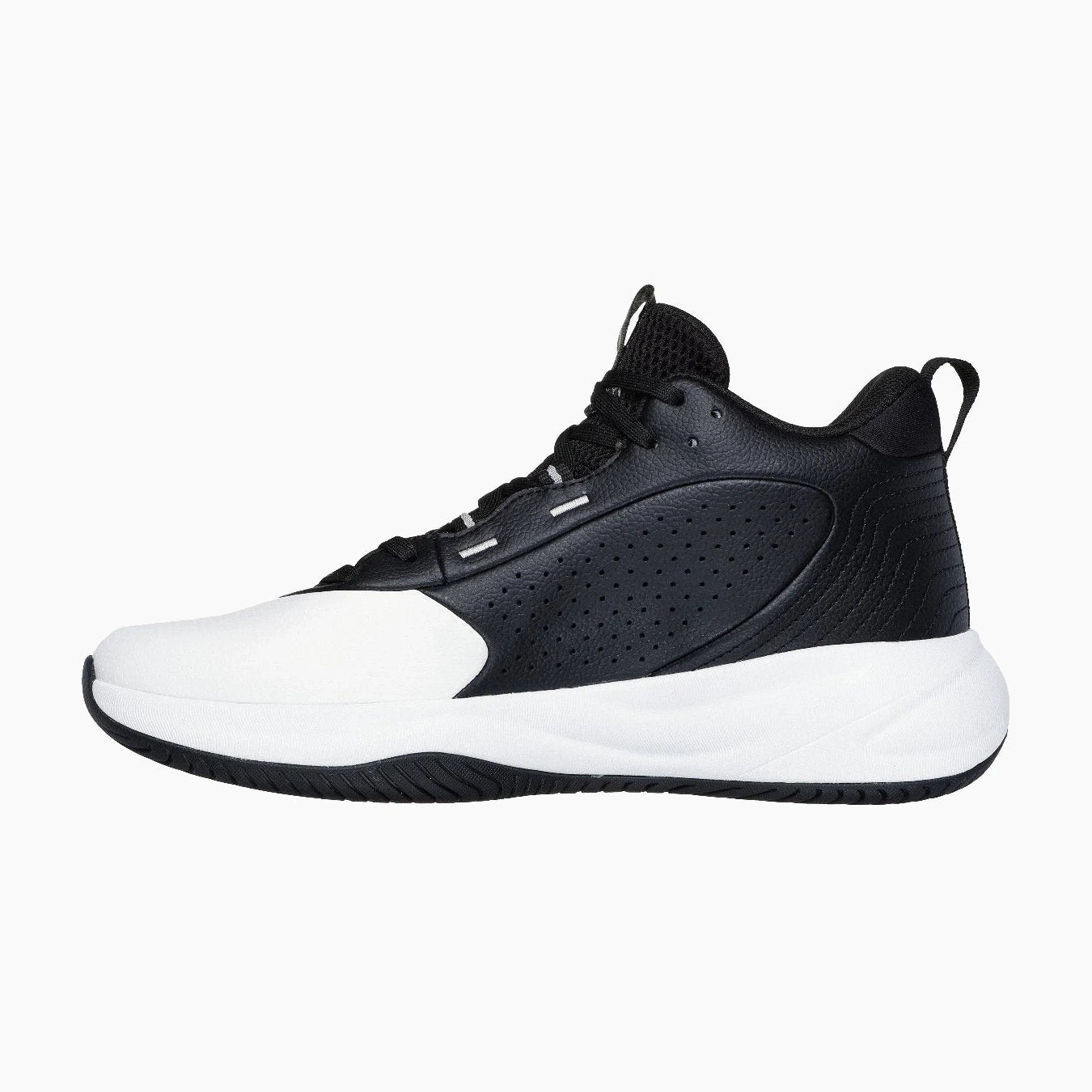 253010#WBK-WHITE LEATHER/BLACK TRIM