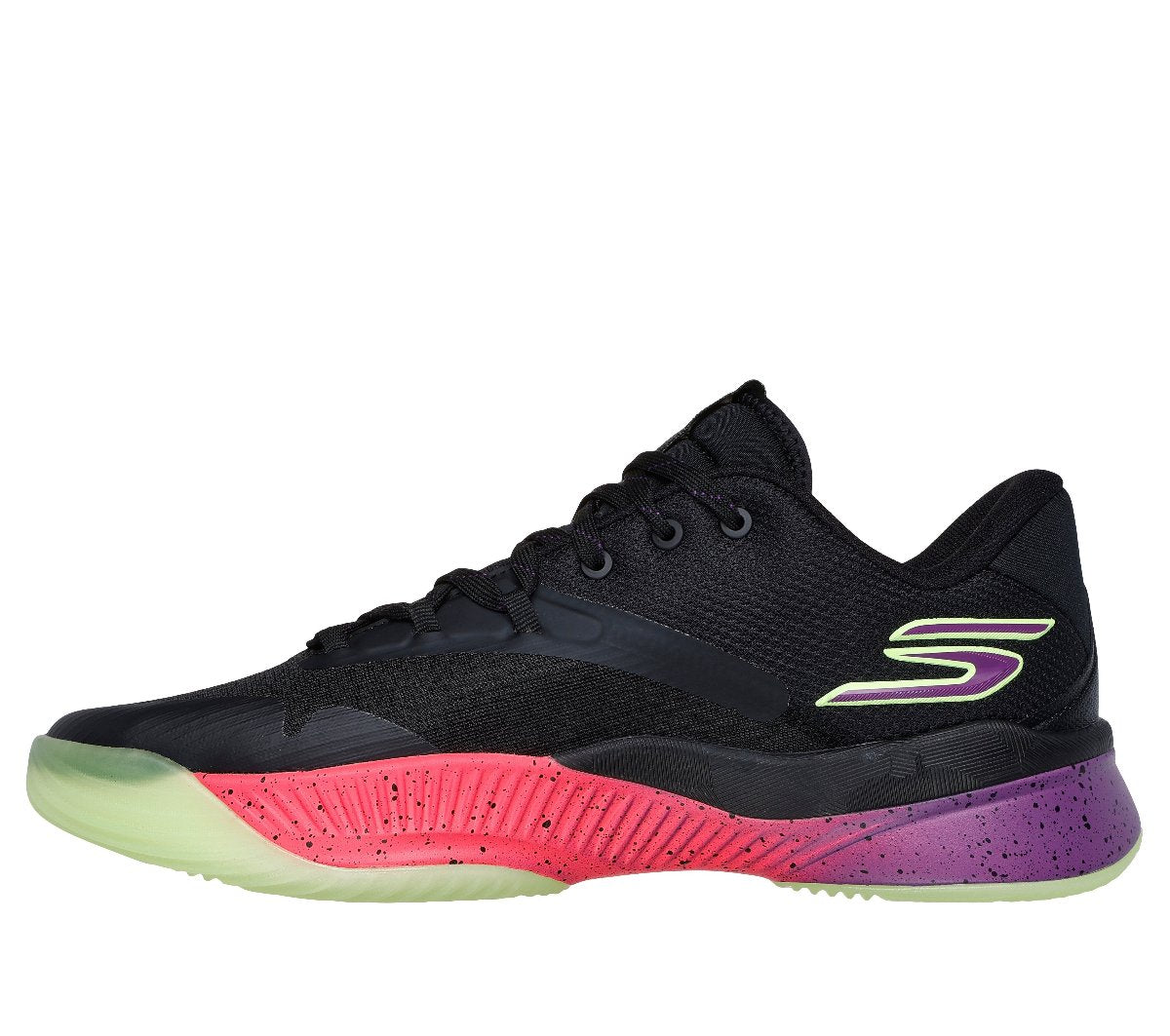 253015#BPPK-BLACK MESH/PURPLE/PINK TRIM