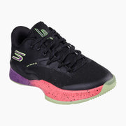 253015#BPPK-BLACK MESH/PURPLE/PINK TRIM