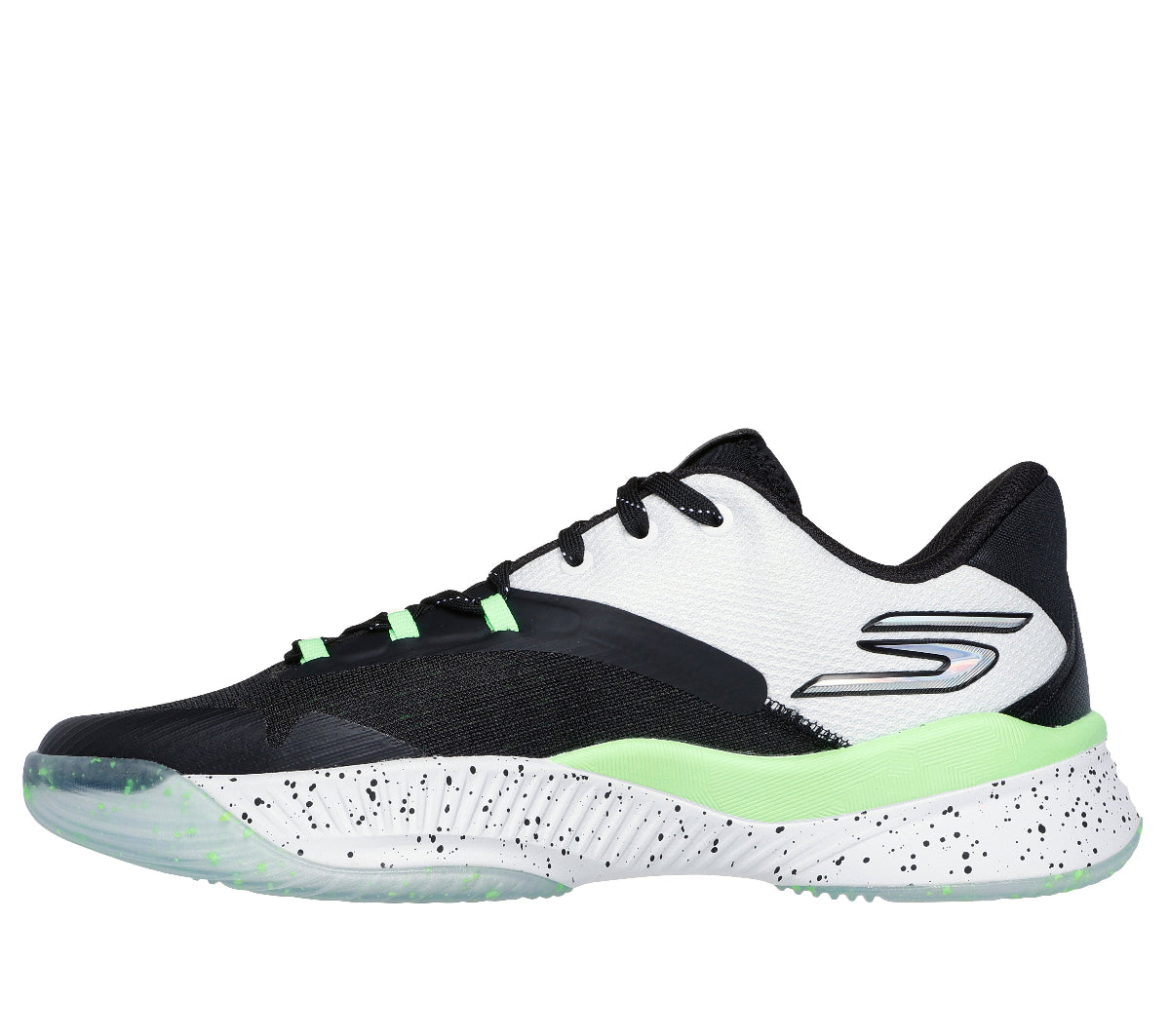 253015#WBLM-WHITE MESH/BLACK/LIME TRIM
