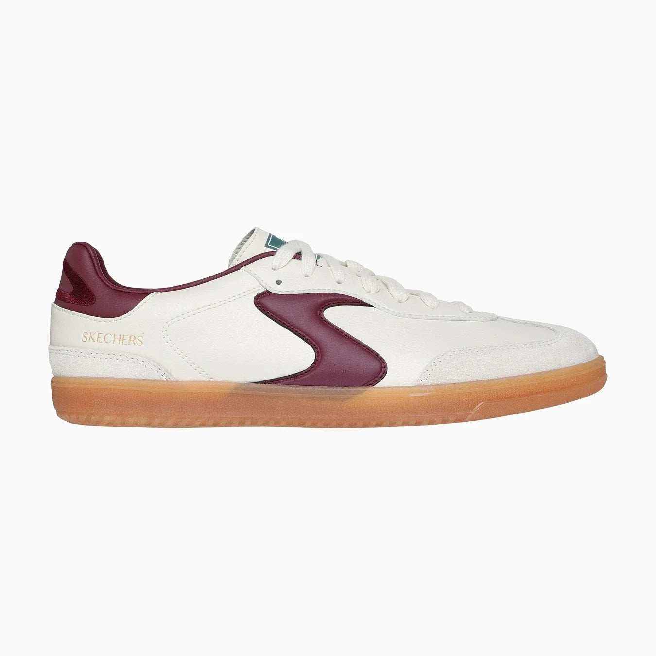 HOTSHOT#NTBG-NATURAL DURALEATHER/SUEDE/BURGUNDY TRIM