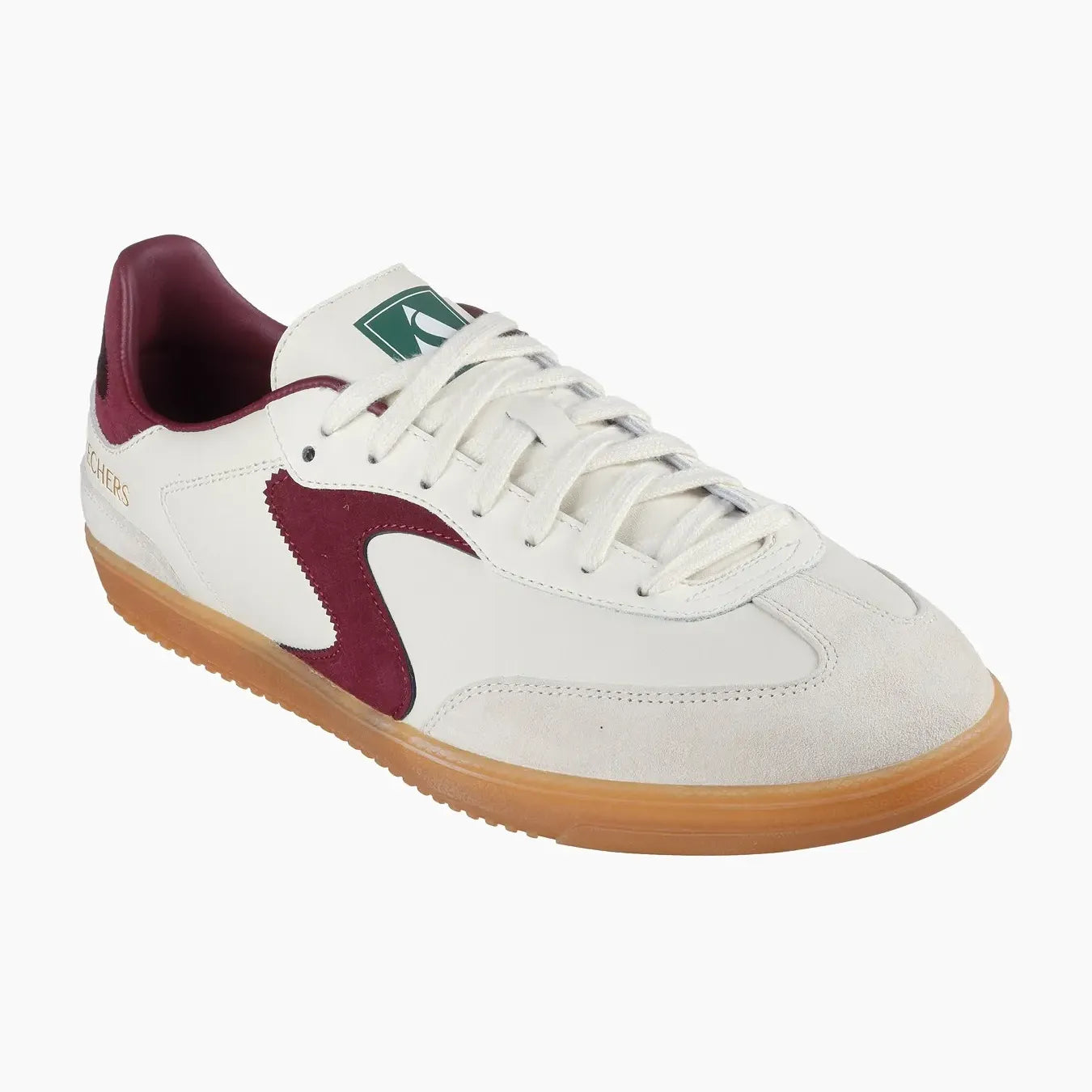 HOTSHOT#NTBG-NATURAL DURALEATHER/SUEDE/BURGUNDY TRIM