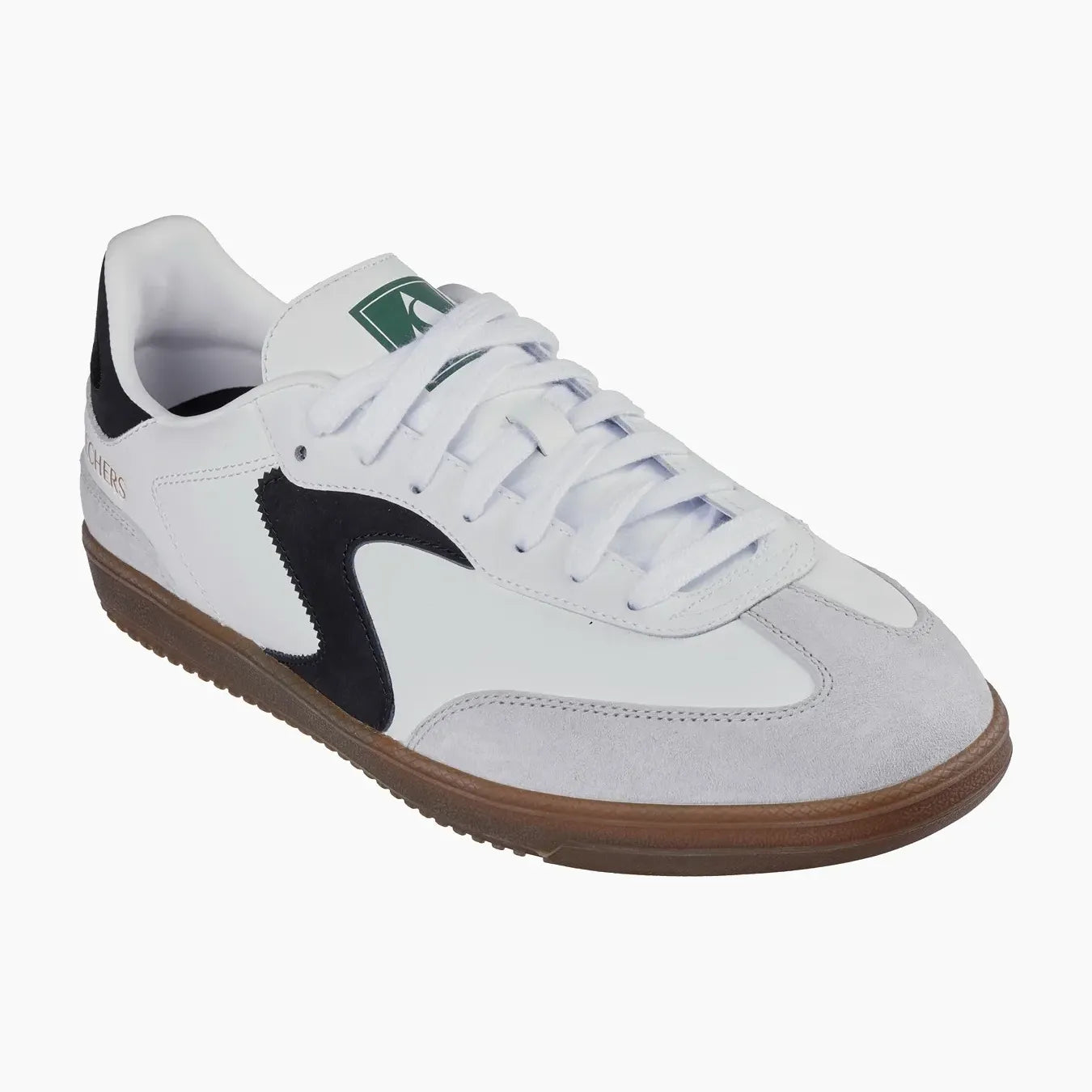 254150#WBK-WHITE DURALEATHER/SUEDE/BLACK TRIM