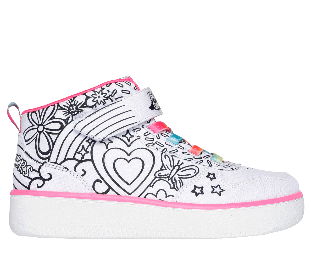302213#WMLT-WHITE TEXTILE/MULTI TRIM