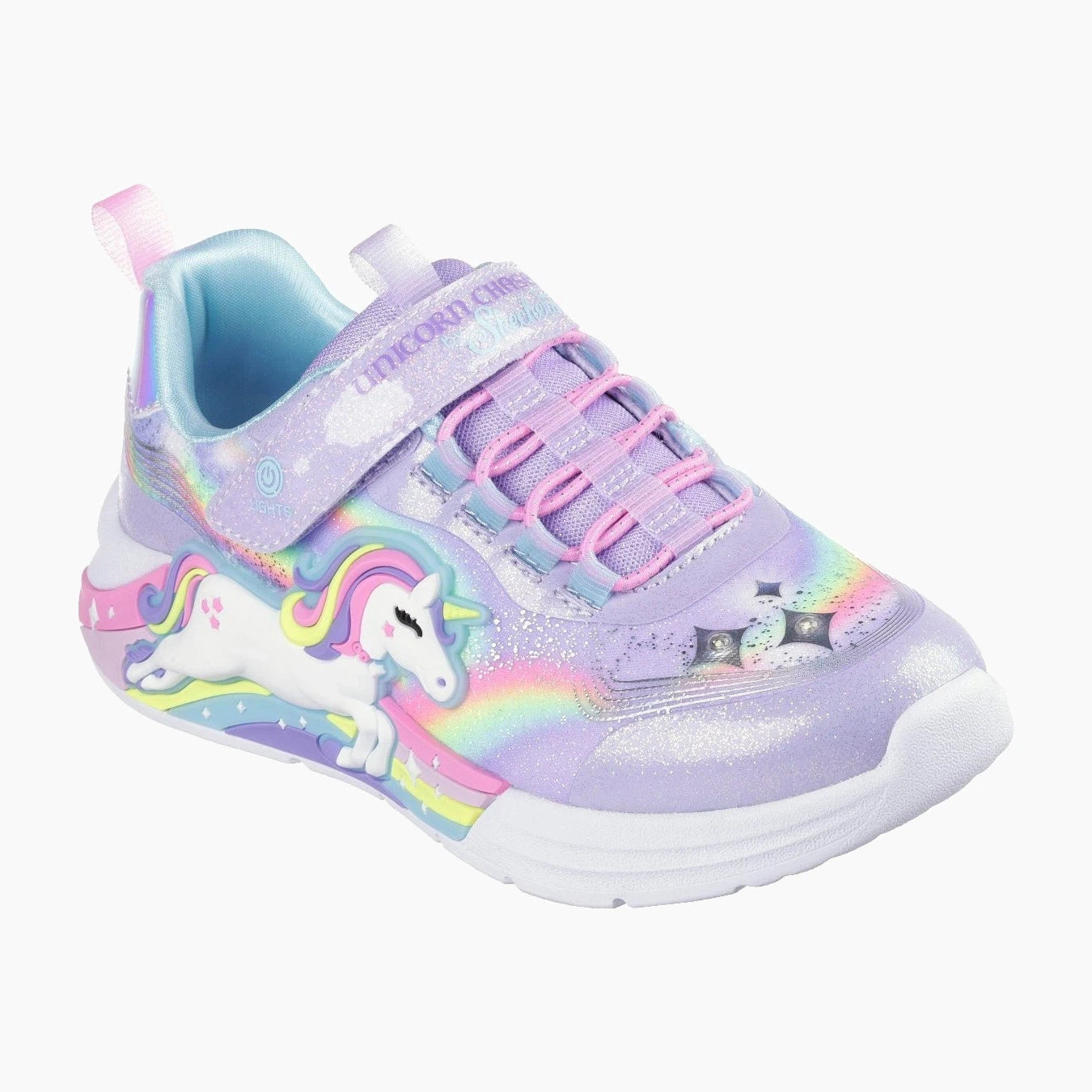 302298#LVMT-LAVENDER SPARKLE MESH/MULTI TRIM