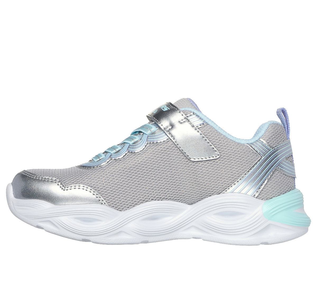 303717#SMLT-SILVER MESH/MULTI TRIM