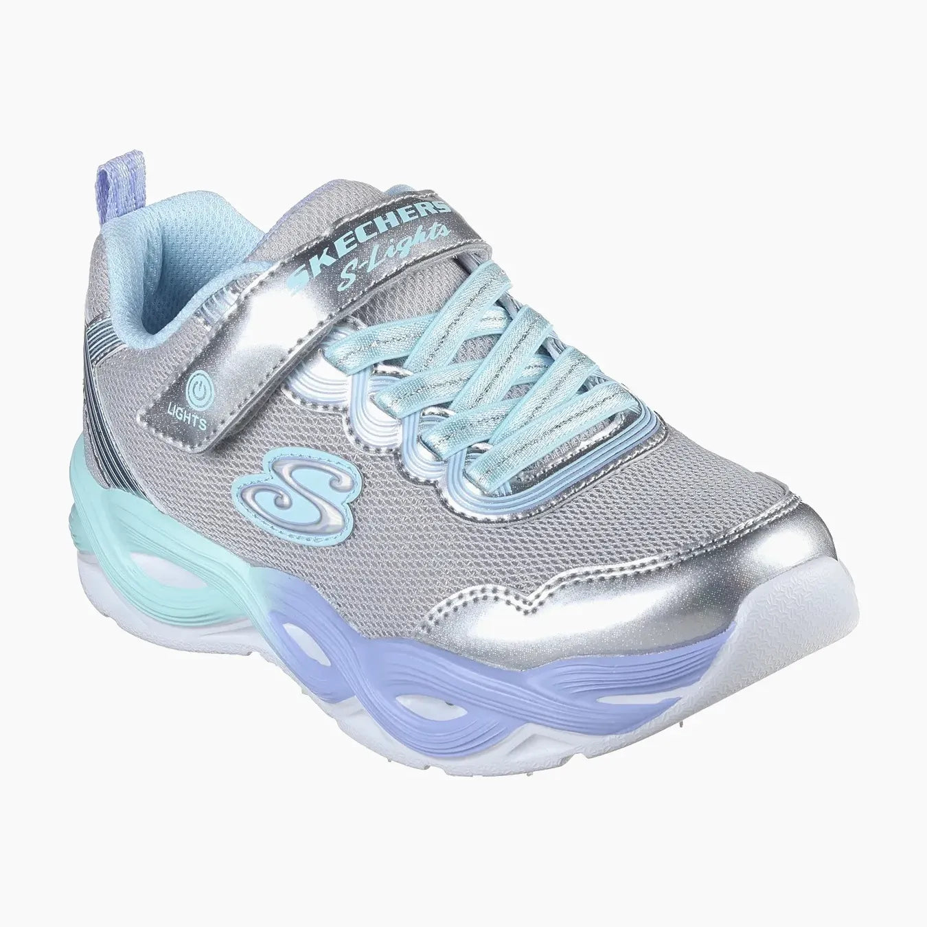 303717#SMLT-SILVER MESH/MULTI TRIM