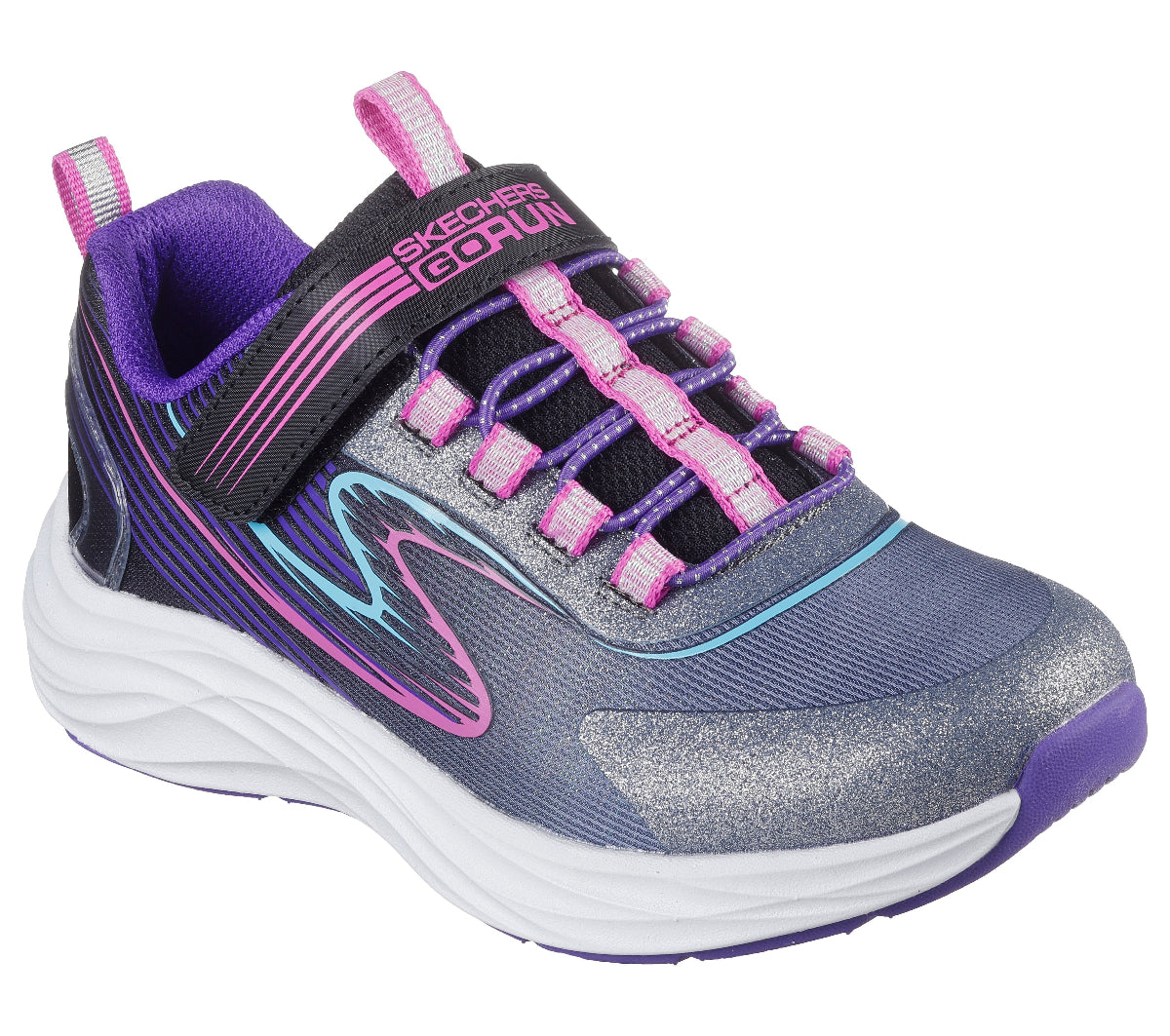 303920#BKMT-BLACK SPARKLE MESH/MULTI TRIM