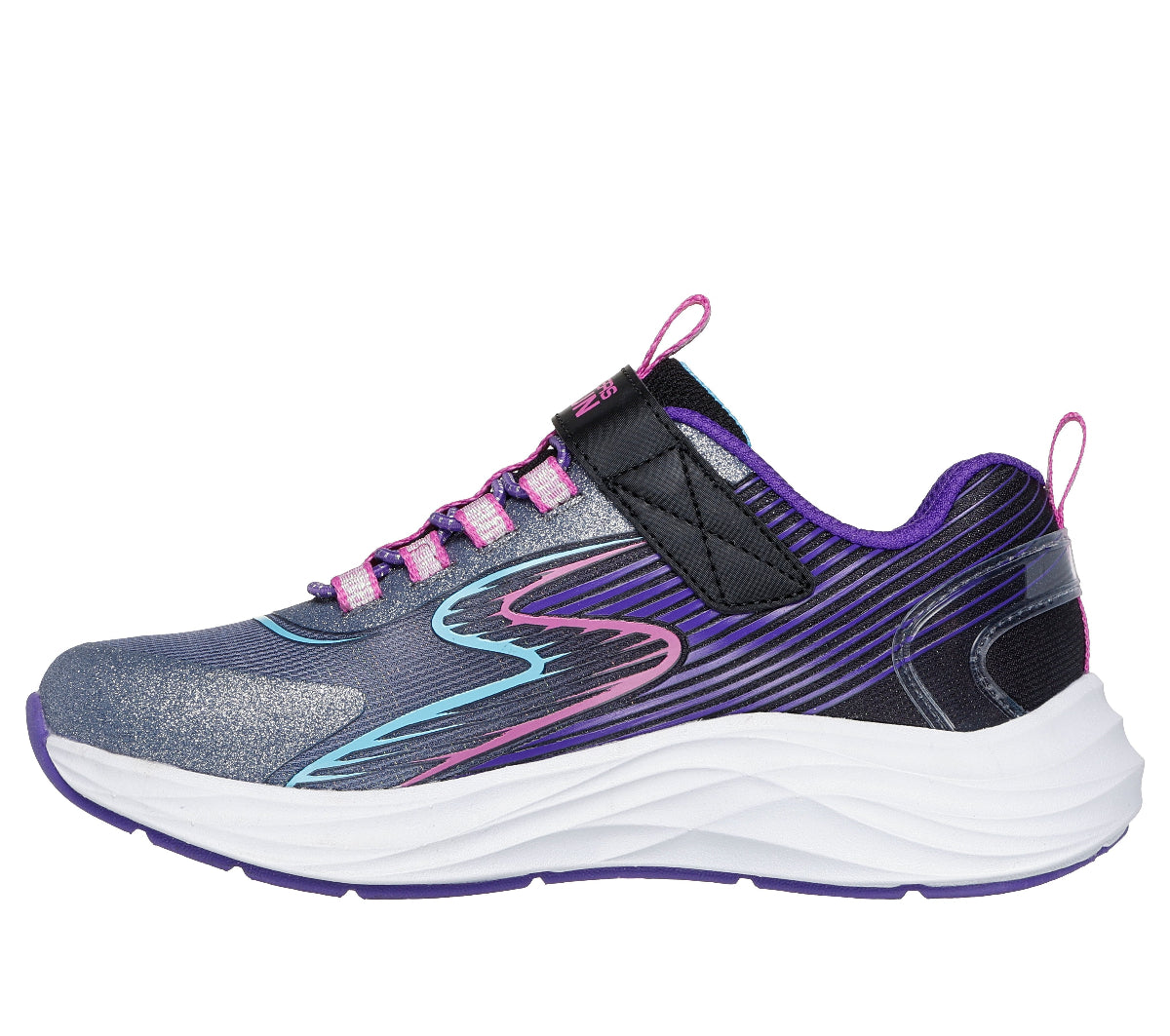 303920#BKMT-BLACK SPARKLE MESH/MULTI TRIM