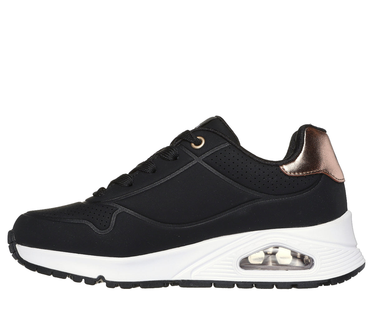 310545#BLK-BLACK SYNTHETIC/ TRIM