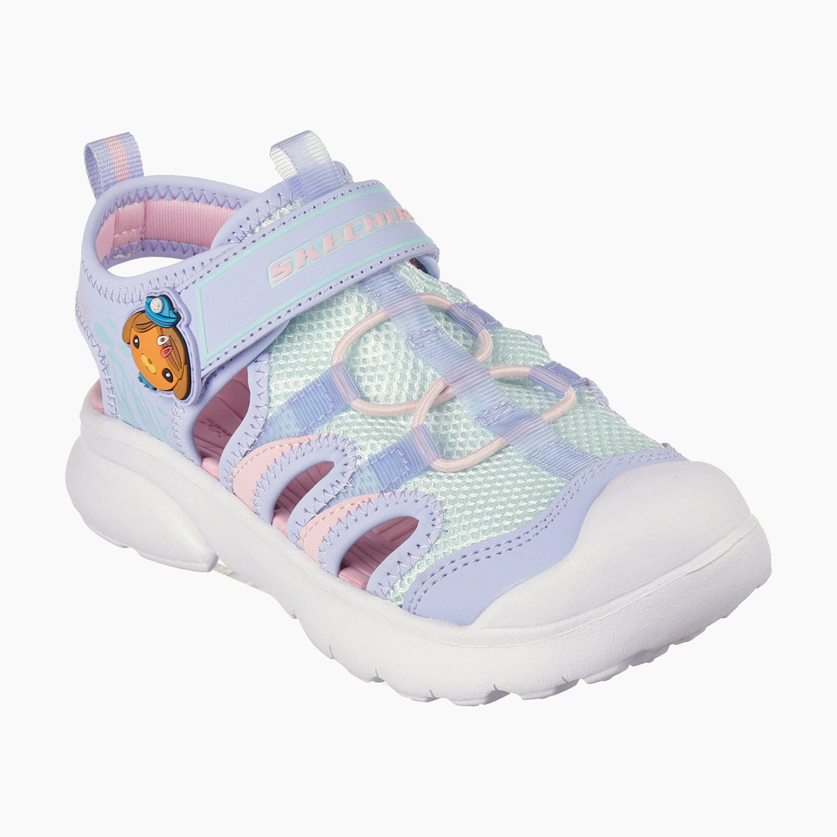 PRMN-PURPLE TEXTILE/MINT TRIM
