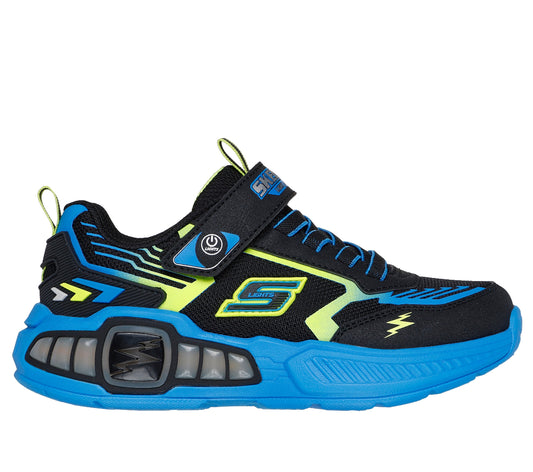 400151#BBLM/BLACK TEXTILE / SYNTHETIC / BLUE & LIME TRIM