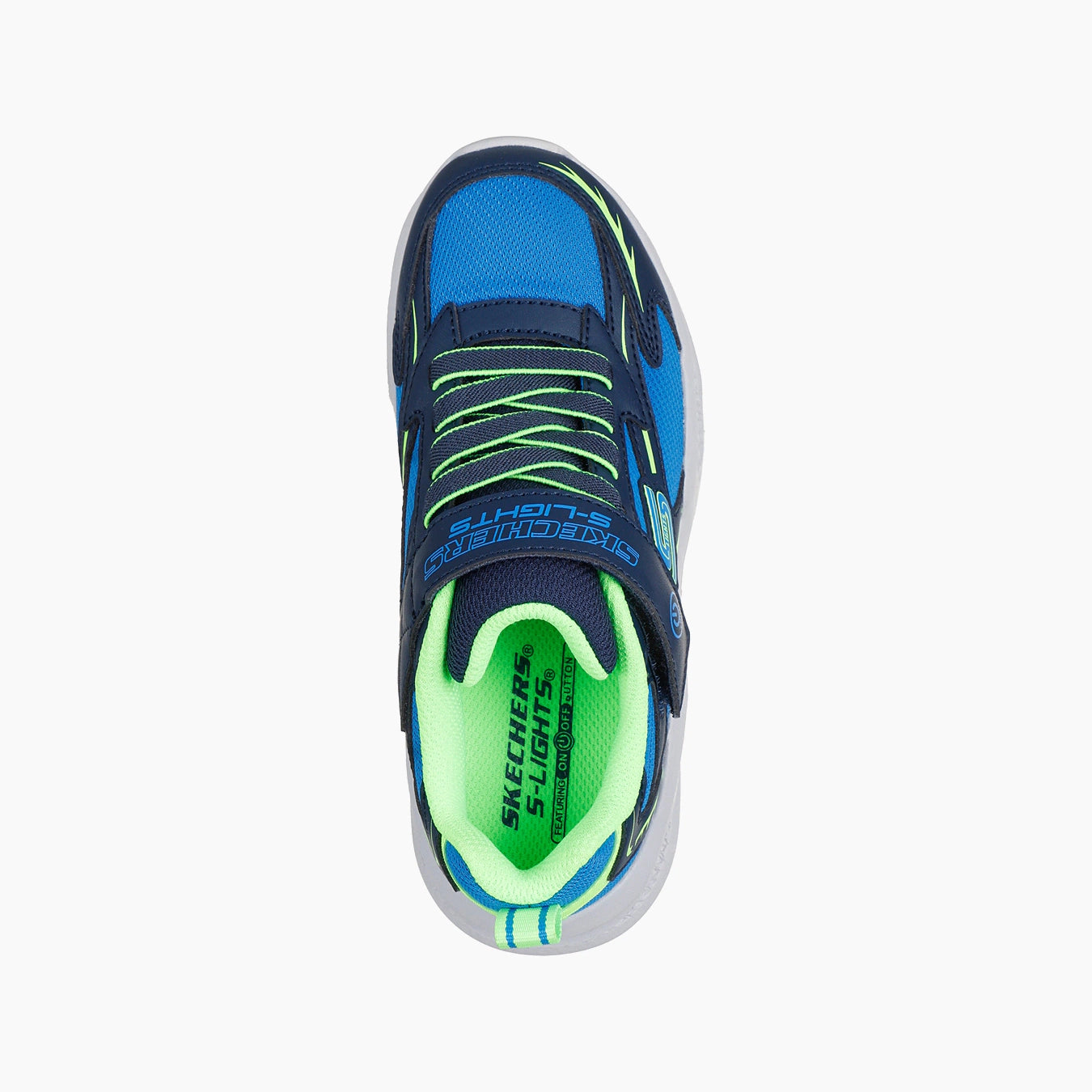 NVLM-NAVY KNIT/LIME TRIM