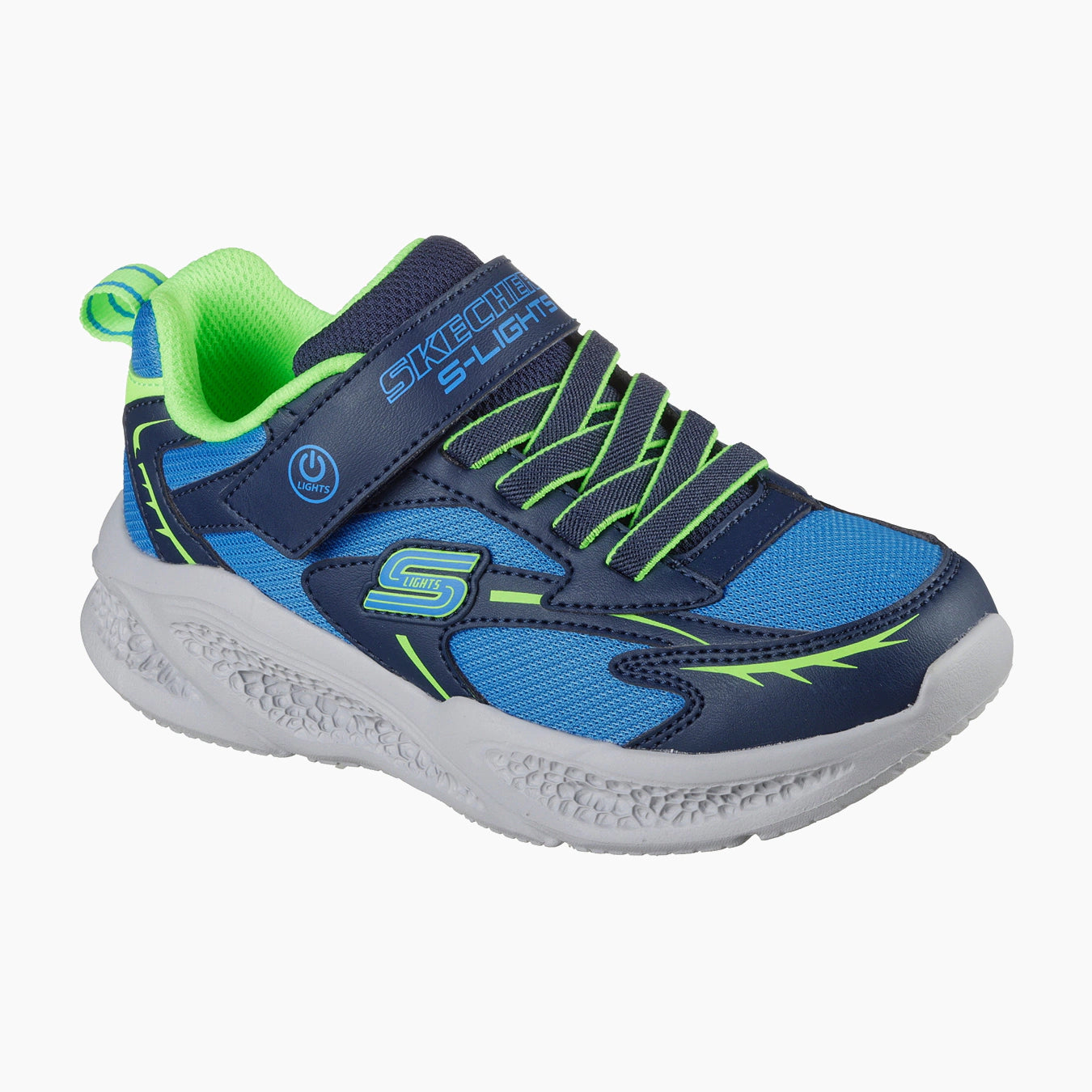NVLM-NAVY KNIT/LIME TRIM