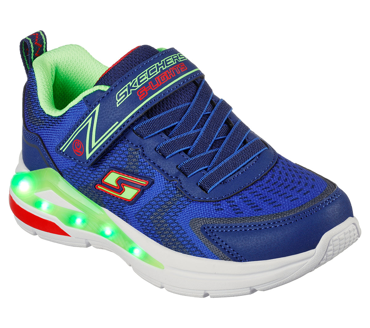 401660#NVLM NAVY TEXTILE /LIME & RED TRIM