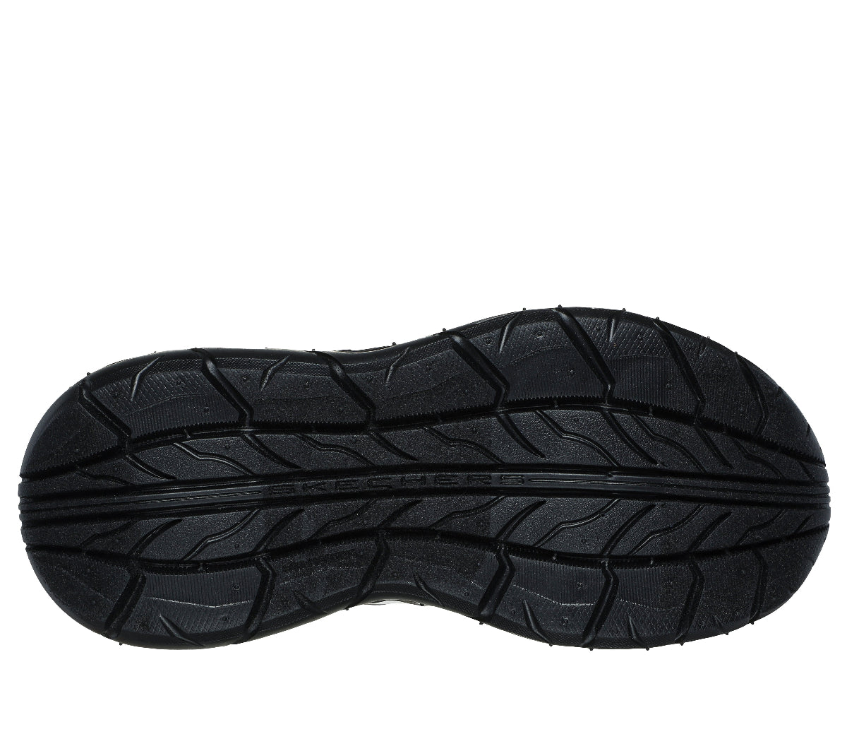 SKECH#BKRD-BLACK SYNTHETIC/TEXTILE / RED TRIM