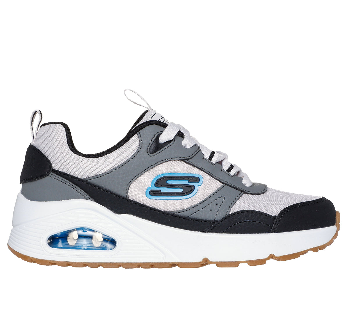 403659#BKW-BLACK & CHARCOAL SYNTHETIC/WHITE TEXTILE/BLUE