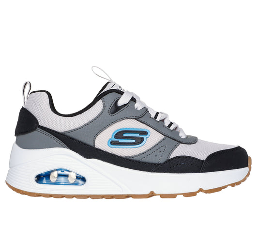 403659#BKW-BLACK & CHARCOAL SYNTHETIC/WHITE TEXTILE/BLUE