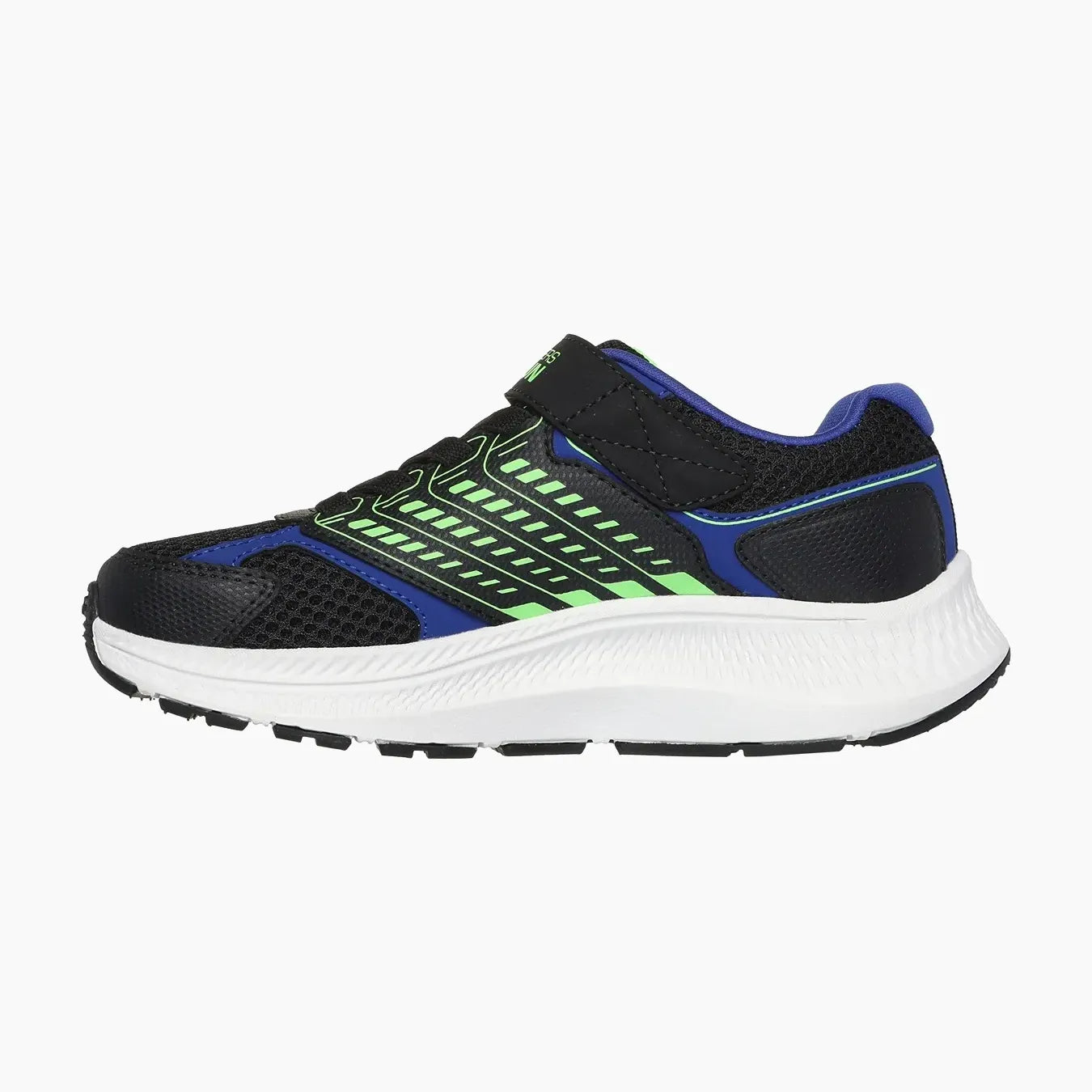 405043#BBLM/BLACK TEXTILE / SYNTHETIC / BLUE & LIME TRIM
