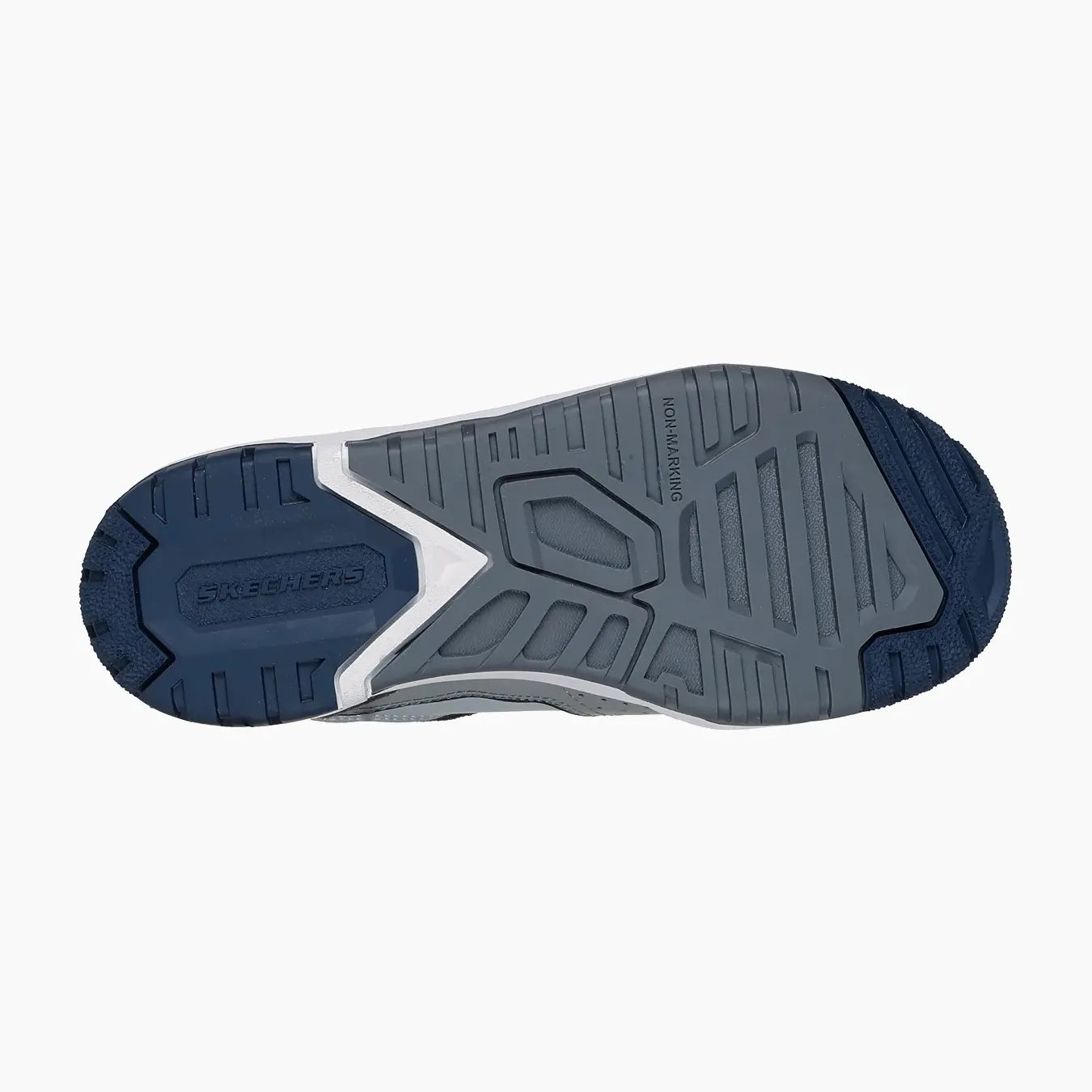 406157#GYBK-GRAY LEATHER/BLACK SYNTHETIC/YELLOW TRIM