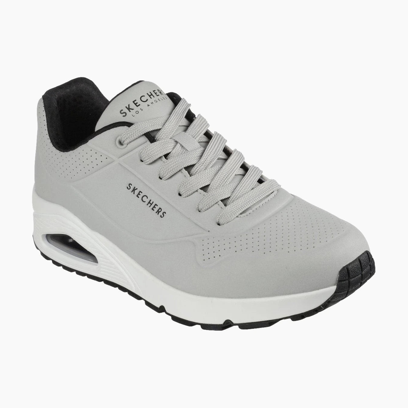 uno#LGBKLIGHT GRAY DURABUCK/BLACK TRIM