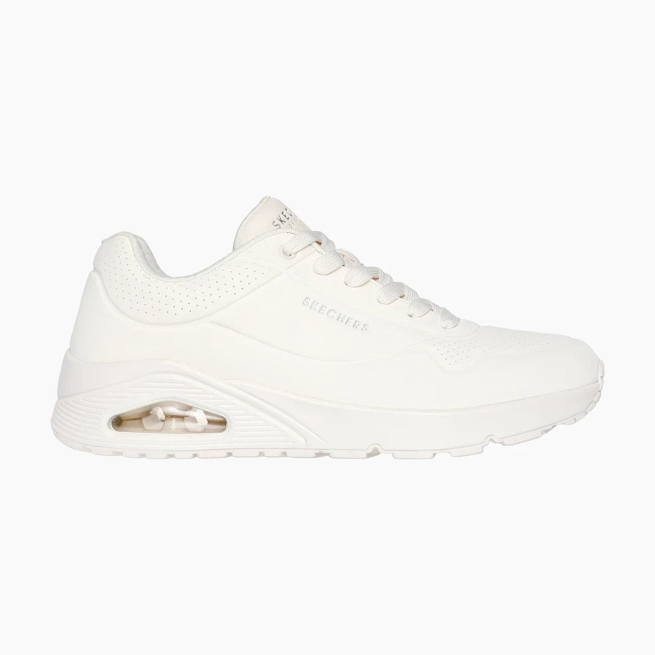 uno#W-WHITE DURABUCK / MESH