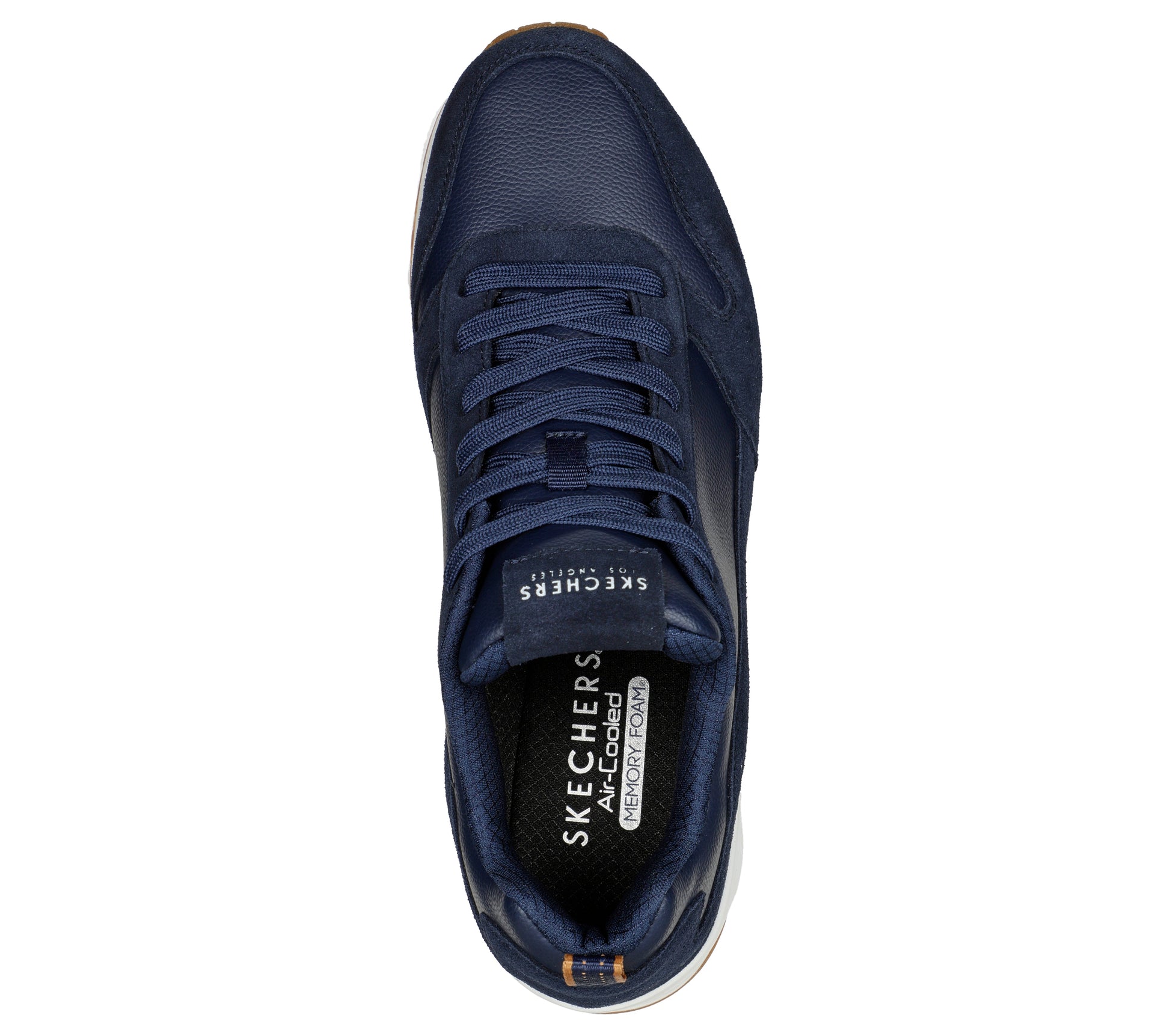 uno-stacre#NVY/NAVY LEATHER/PU/TRIM