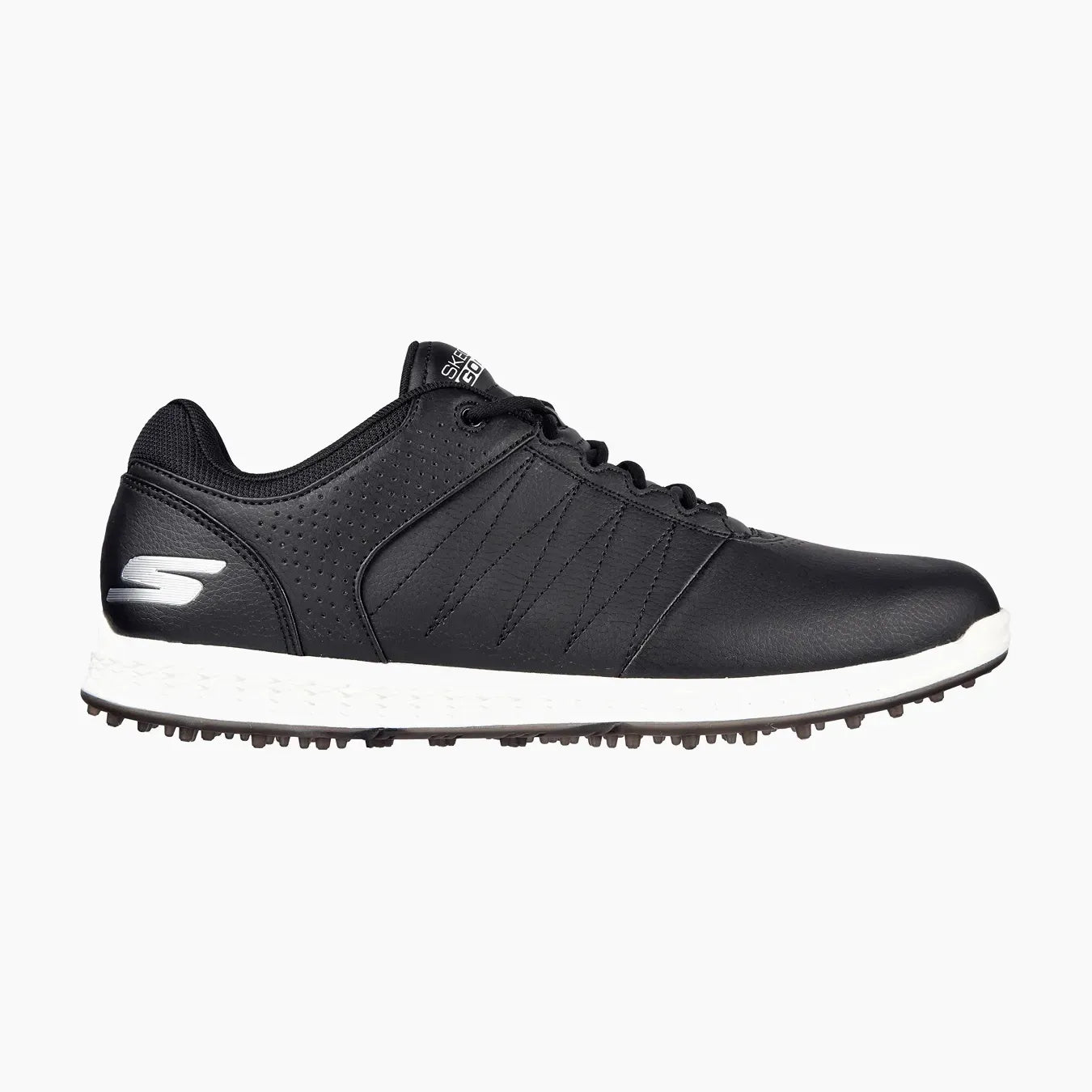 54545#BLK-BLACK SYNTHETIC/WHITE TRIM