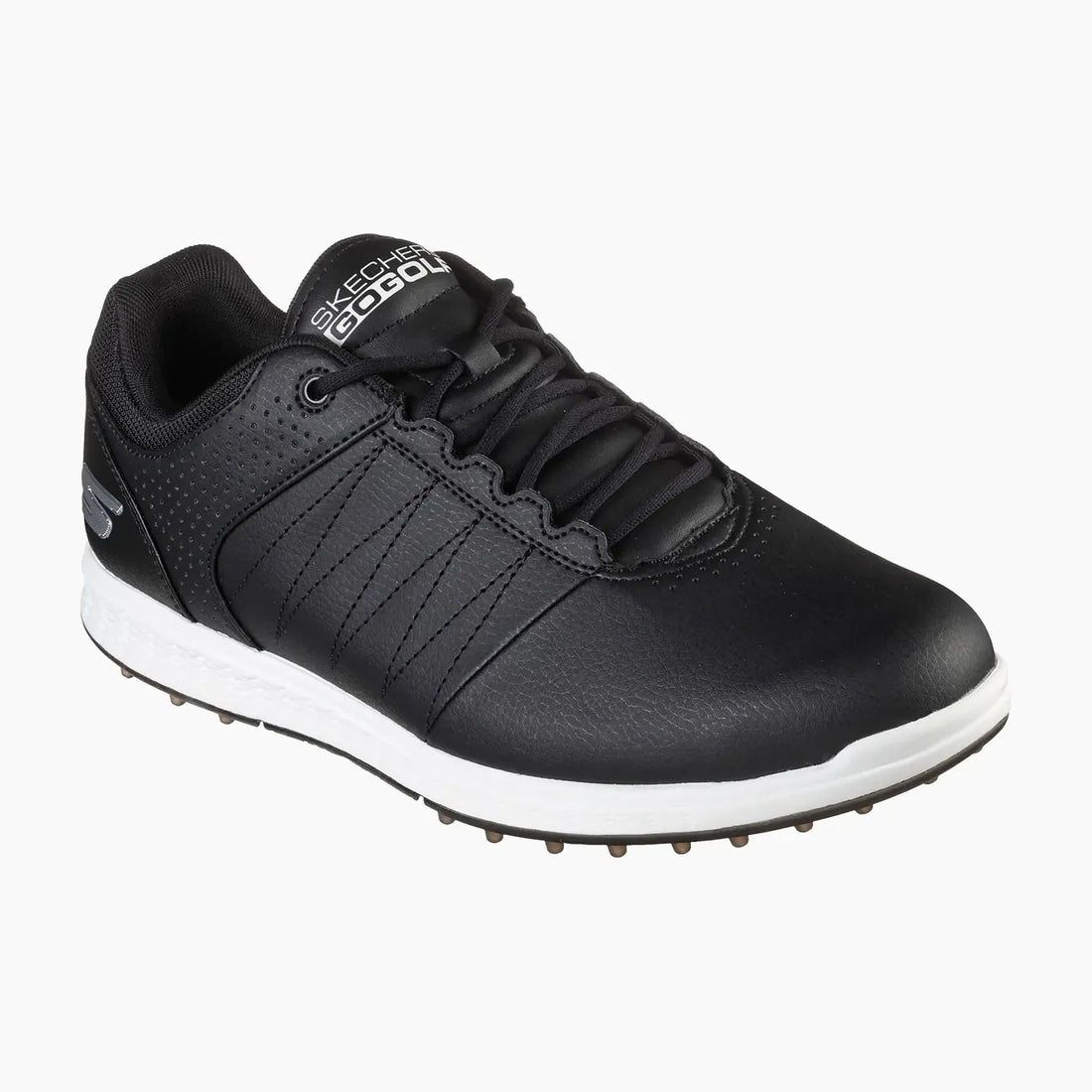 54545#BLK-BLACK SYNTHETIC/WHITE TRIM