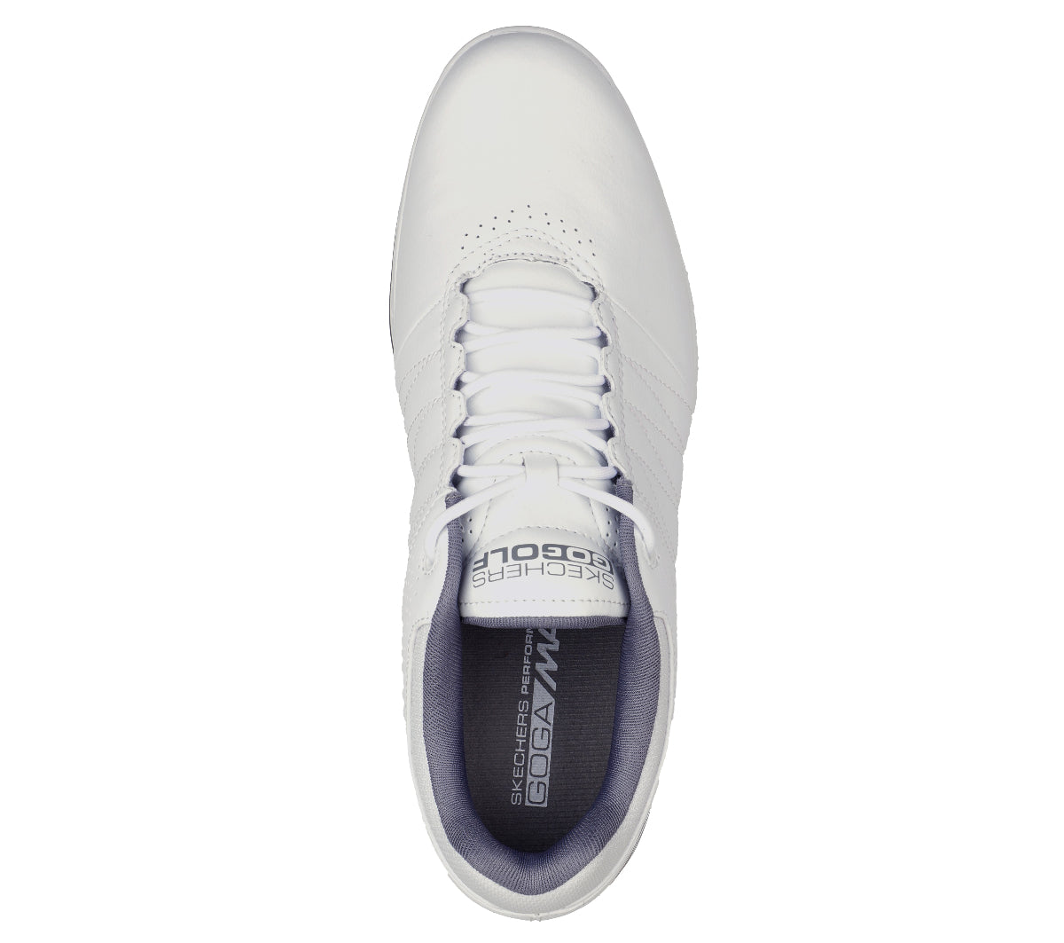 54545#WGY-WHITE SYNTHETIC/GRAY TRIM