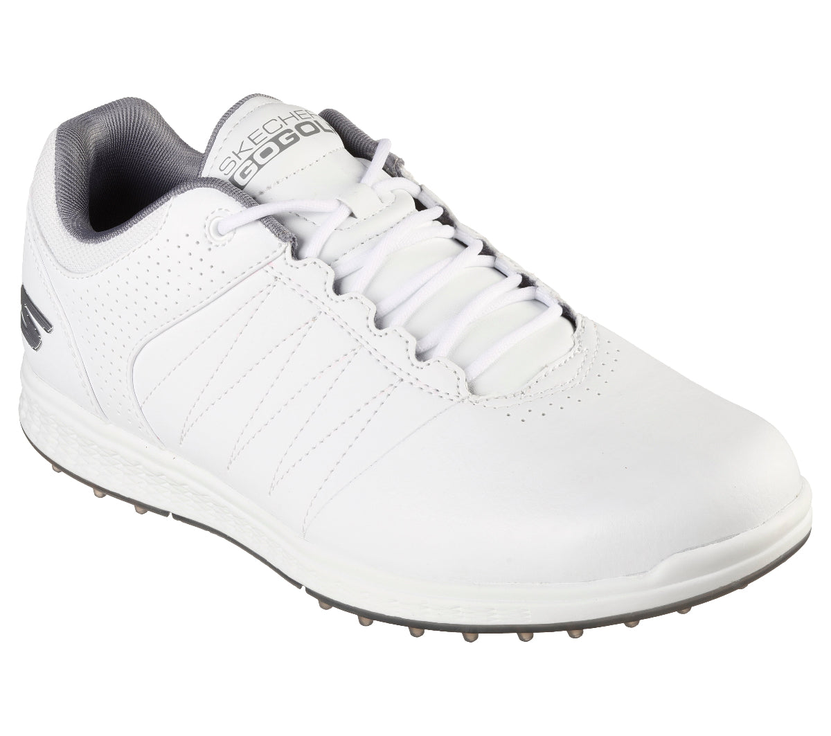 54545#WGY-WHITE SYNTHETIC/GRAY TRIM