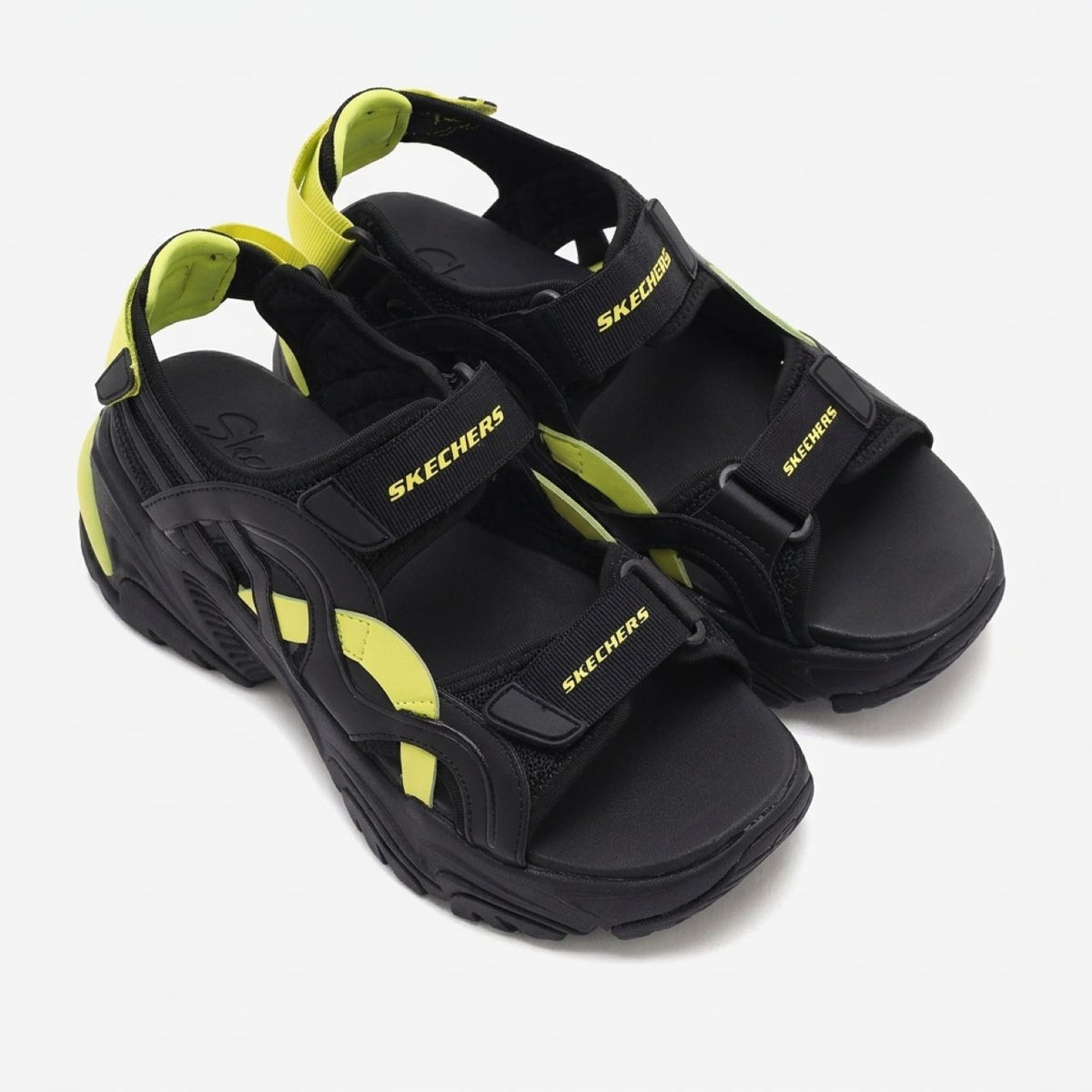 BKLM-BLACK AND LIME SYNTHETIC/TEXTILE