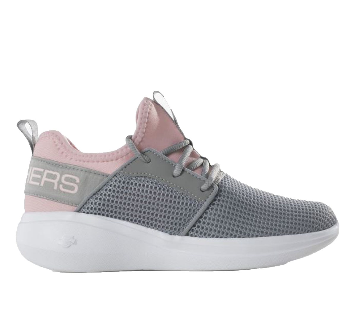 15103#GREY TEXTILE/LIGHT PINK TRIM