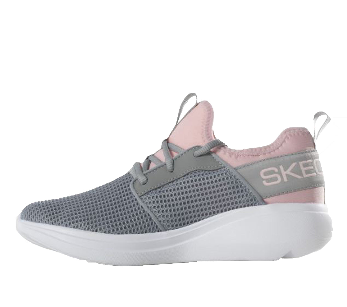 15103#GREY TEXTILE/LIGHT PINK TRIM
