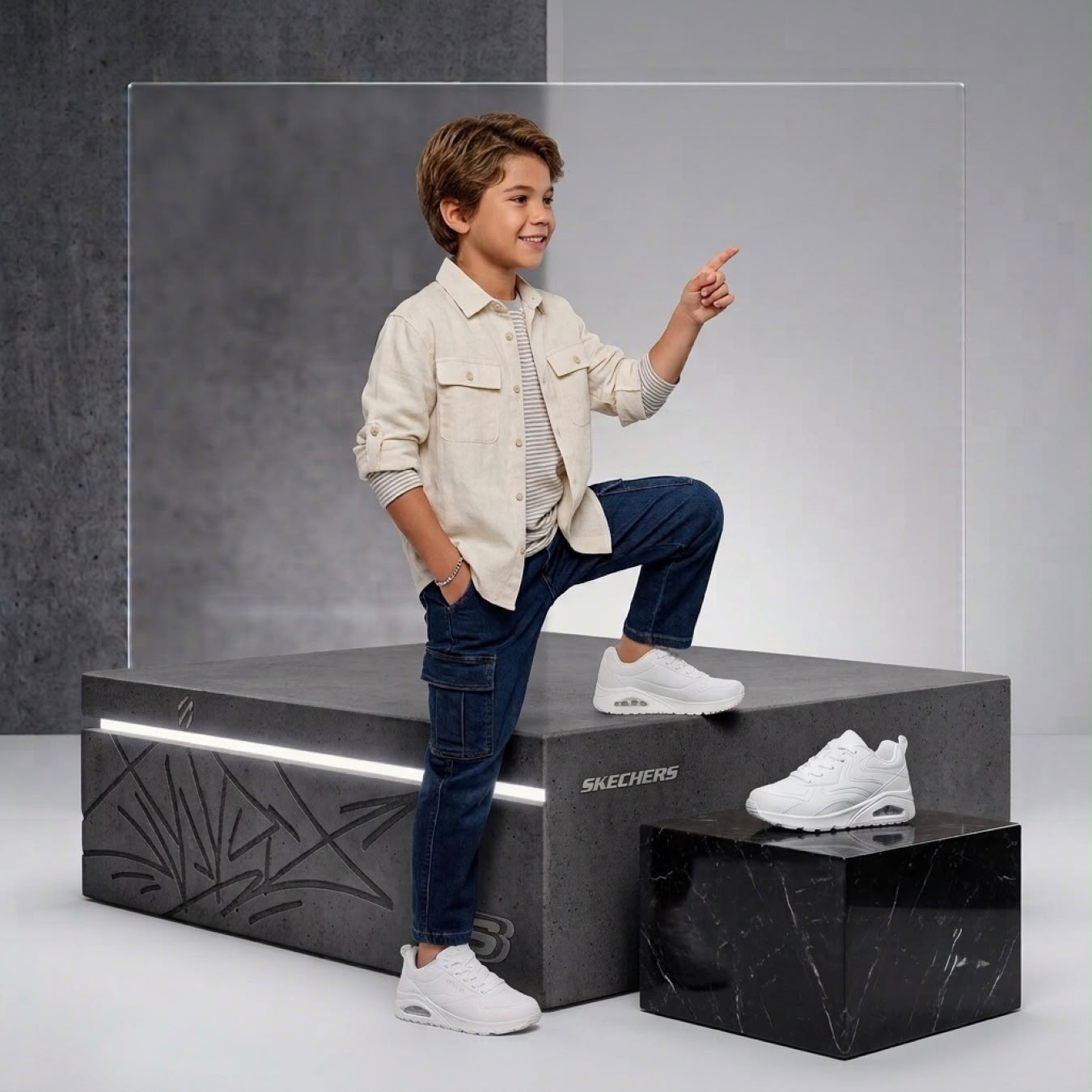 WHT-WHITE SYNTHETIC/ WHITE TRIM