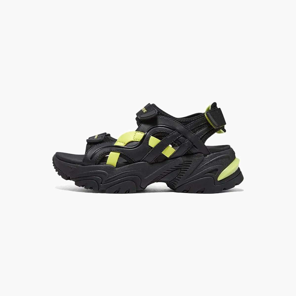 BKLM-BLACK AND LIME SYNTHETIC/TEXTILE